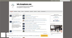 Desktop Screenshot of info-acouphenes.com